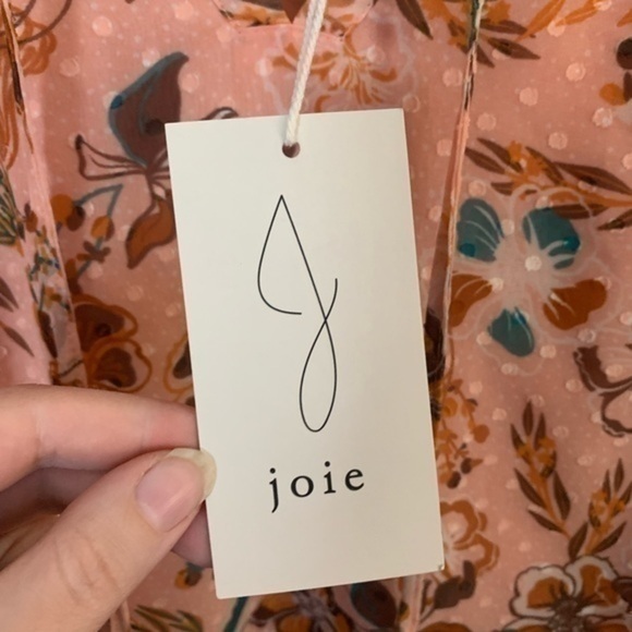 Joie Floral Ruffle Blouse Size Medium NWT - Picture 4 of 5